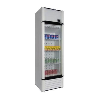 China Vertical Display Cabinet Refrigerator With Glass Door Cake Orange Juice Cooler Large Capacity for sale