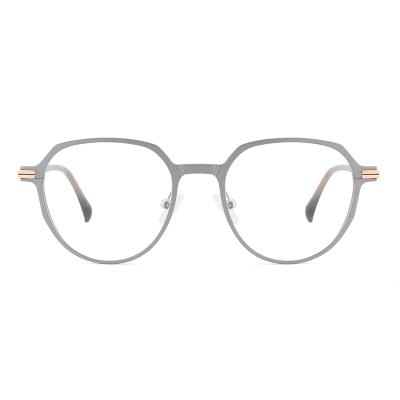 China YC European and American Aluminum Magnesium Fashion Eyewear Women Spectacle Frames Optical Eyeglasses for sale