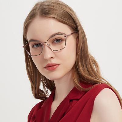 China YC OPTICAL 2022 wholesale modern womens sexy glasses frames double rim eyewear ladies metal spectacle frames for sale