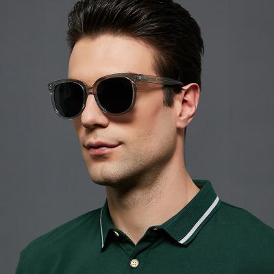 China YC OPTICAL wholesale polarized UV400 mens square clear sun glasses ce certified vintage acetate sunglasses for sale