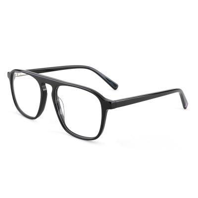 China High bridge oversize anti blue light acetate glasses Blue Light Eyeglasses à venda