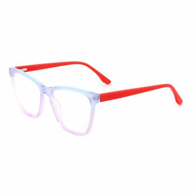 China TEST 2022 New fashion cat eye eyeglasses frames double rim eyewear womens thin metal spectacle frames for sale