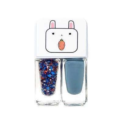 China Dual Nail Art Gel Bottles Kids Nail Art Gel Quick Dry Private Label Private Label Nail Polish for sale