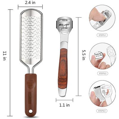 China Protable Metal Foot File Metal Callus Remover Removing Dead Skin Tool for sale