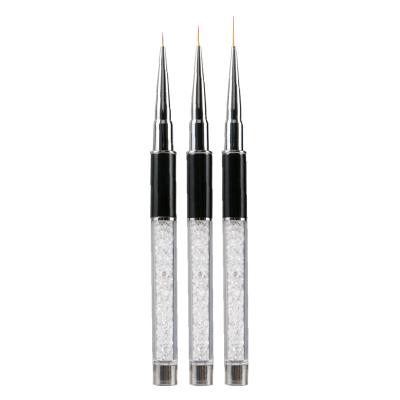 China Nail Art Private Label Finger Nail Art Brushes Single Dust Brush Metal Handle Nail Brushes Wholesale for sale