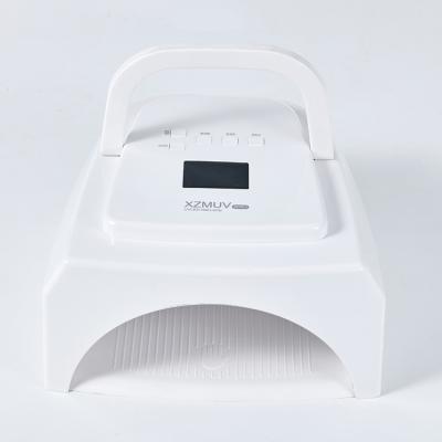 China Material Floor Texture Removable Battery With Handle ABS Nail Table Dryer Automatic Nail UV Lamp For Beauty Nail Salon for sale