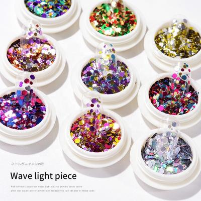 China Fashion Colorful Sequins Nail Art Designs Nails Accessories Decorations 3d DIY Crystal Glitter for sale