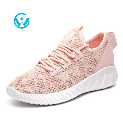 China Small MOQ sports shoes summer active cheap vamp breathable casual shoes fashion women's sneakers for sale