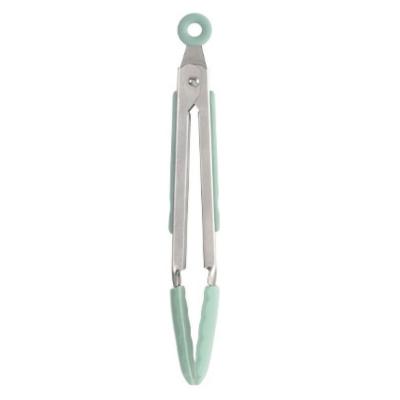 China Sustainable Multifunctional Srivel 9 Inch Kitchen Tweezers PP Stainless Steel Tongs Sugar Hold for sale