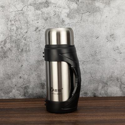 China PORTABLE 1200ml - -3000ml Large Capacity 304 Stainless Steel Thermos Thermal Water Flask Vacuum Bottle With Two Cups for sale