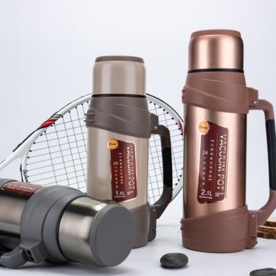 China Minimalist Hot Products Yongkang Vacuum Thermos 2.0L Stainless Steel 304 Outdoor Doublewall Travel Pot for sale