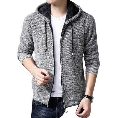 China Regular Cotton Winter Solid Knitted Breathable Oversized Men Windproof Pull Over Hoodies for sale