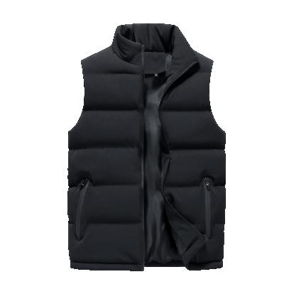 China Cotton Waterproof Winter Fabric Breathable Type Men Invest Bubble Coat Jacket Men's Casual Vests for sale