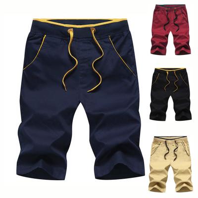 China 2021 Anti-wrinkle jogger shorts beach shorts men's Capris beach pants factory wholesale new summer cotton casual big men's shorts for sale