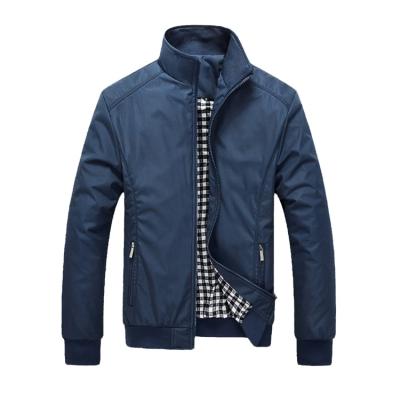 China Cotton Knitted Crew Neck Breathable Men's Zipper Placket Apparel Service Coats Gear Men's Jacket for sale