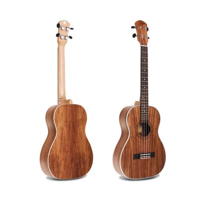 China Baritone Ukulele Custom LOGO 21 24 26 Inch Matte Finish Economical Koa Wooden Ukuleles From China Factory for sale