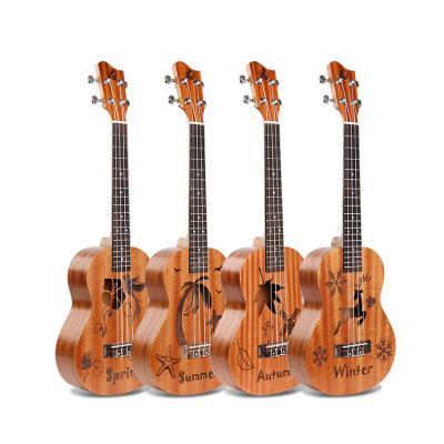 China Engrave China Price of Best Engrave Ukulele Inventor Ukulele with Ukulele Case for sale