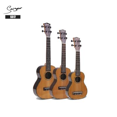 China High Gloss Finish Ukulele SS17 China OEM Solid Fir S/C/T Ukulele for sale