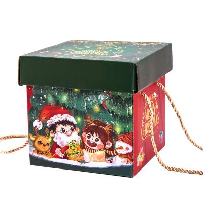 China Recycled Materials Children's Snack Storage Box Gift Box For Snack Packing Gift Packing Box for sale