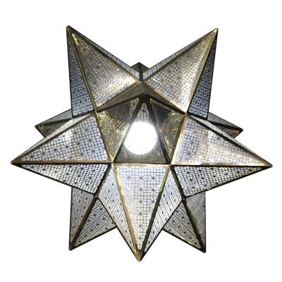 China China Modern American Style Polyhedral Stainless Steel Cheap Pendant Light for sale