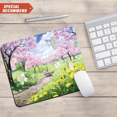 China Free Shipping Custom HEATED Logo Shape Color Mousepad Thickening Blank AdvertisingComputer PC Gaming Oversized Mouse Pad for sale