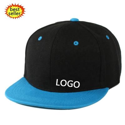 China Fashion JOINT Design No Logo Snapback Hats Cheap Custom No Minimum Snapback Hats Wholesale Black Hip Hop Hat for sale