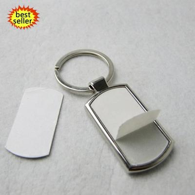 China Free Shipping Custom Keychain Mirror Logo Laser Sublimation Stainless Steel Metal Mute Key Chain Key Chain/Mute Key Chain/Blank Key Chain for sale