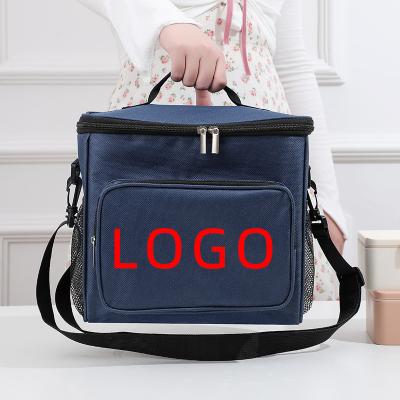 China Waterproof Reusable Thermal Insulated Grocery Carry Cooler Lunch Bag For Fresh Food Accept Customization for sale