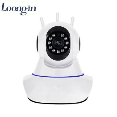 China Human Motion Tracking Home Security Indoor Wireless Baby Monitor HD 1080P Rotating 360 Degree Smart WiFi PTZ IP Camera 3 Antennas for sale