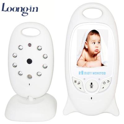 China Mini Infant Wireless Monitor Night Vision Digital Video Baby Monitor Music Camera Temperature Audio Nanny Camera Monitor VB601 for sale