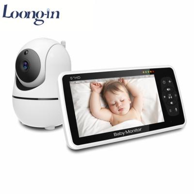 China NIGHT VISION Newest 5 Inch Amazon Pan/Tilt Baby Monitor. newest baby monitor manufacturer,baby monitor factory for sale