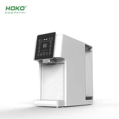 China Low Price HOKO Eco-friendly Home Filter Reverse Osmosis System Machine Hot Water Tabletop RO Water Purifier for sale