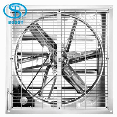 China Poultry Farms Industrial Drop Hammer Plant Balanced Exhaust Fan For Poultry Farm / Greenhouse for sale