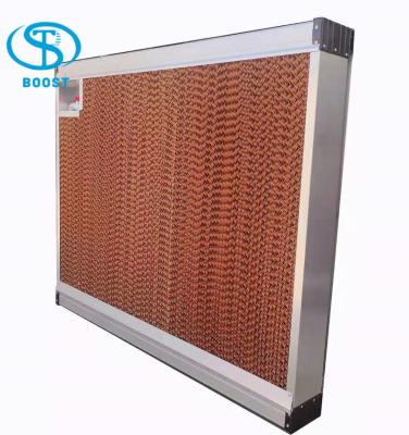 China Poultry Farm Greenhouse Wall Mounted Surrounding Water Cooling Pad / Livestock Greenhouse 7090/7060/5090 for sale