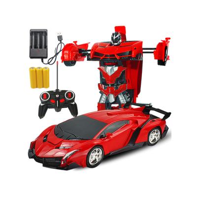 China 1:18 High Quality Robot Deformation Car Transformation RC Model Low Price Radio Control Low Price Sports Vehicle Remote High Quality Toy for sale