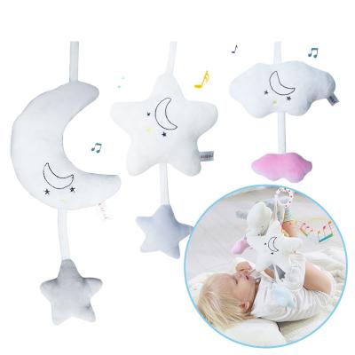 China Wholesale Soft Baby Newborn Music Bedside Hanging Bedside Hanging Bell Accompanying Rattle Toy for sale