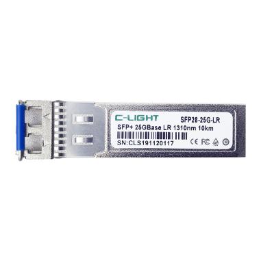 China C-LIGHT SFP-25G-LR20 25GBase-LR SFP28 1310nm 20km SMF FTTH FTTB FTTX Network DOM IDC Solution Transceiver Module for sale