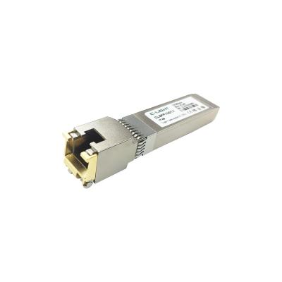 China FTTX 10Gbase SFP+ Copper RJ45 CAT6 30m SFP-10G-T CLSFP10GETX for sale