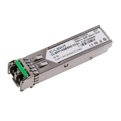 China Good Quality 1000BASE CWDM SFP Module LC Dulplex 1530nm 1000M CWDM SFP Optical Transceiver CLSFP16GE80D-53 for sale