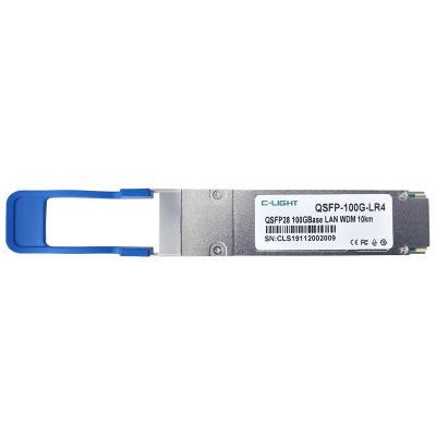 China FTTH FTTB FTTX SMF Network C-LIGHT 1061800720-01/20 100GBase-LR4 QSFP28 Transceiver 1295nm to 1309nm 20km LC DOM Core Switches Solutions for sale