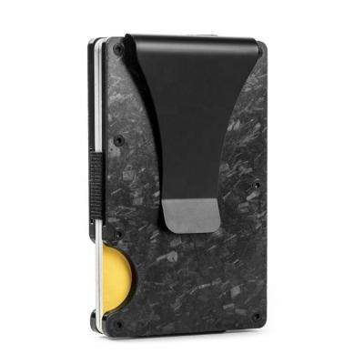 China Fashion 2022 New RFID Blocking Money Clip Wallet For Men's Amazon Hit Metal Slim Wallet With Money Clip Card Case for sale