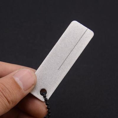 China Lightweight Outdoor Portable EDC Grinding Wheel Diamond Grinding Stone Whetstone Diamond Sharpening Camping Tools for sale