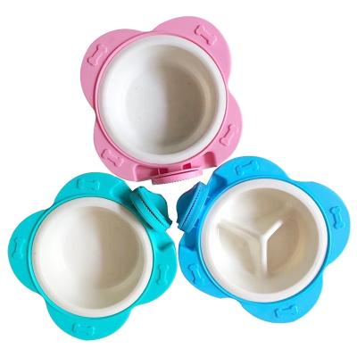 China Viable Made In China Zhejiang Ningbo Pet Supply Factory Single Cage Hanging Bowl For Small Dogs And Cats for sale