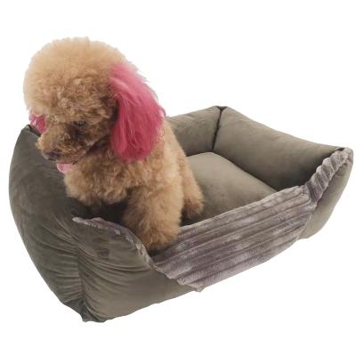 China Breathable Cushion Manufacturer Pet Supplies Fashion Fluffy Washable Sleeping Pet Bed For Dogs for sale