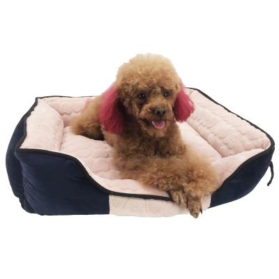 China Manufacturer Direct Selling Large Dog Breathable Fluffy Wholesale Sustainable Washable Portable Portable Bed for sale