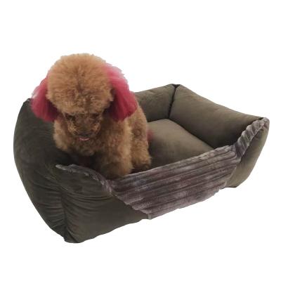 China Manufacturer Breathable Pet Supplies Fashion Fluffy Washable Comfortable Dog Bed Sofa for sale