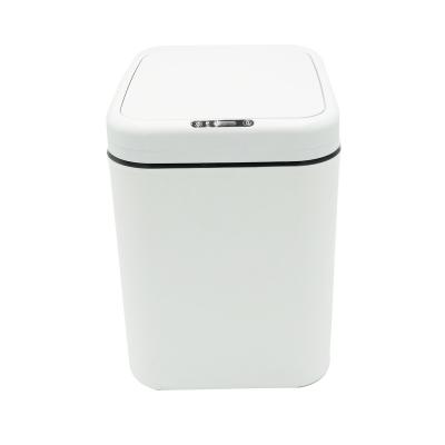 China Sustainable Household 15L Desktop Smart Kitchen Sensor Plastic Automatic Waste Garbage Bin With Lid for sale