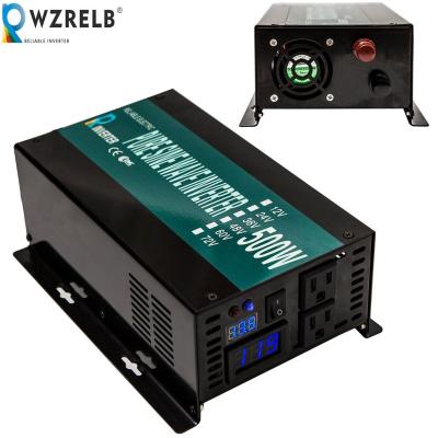 China 500w dc ac off grid pure sine wave inverter for solar power system 240*175*95 for sale