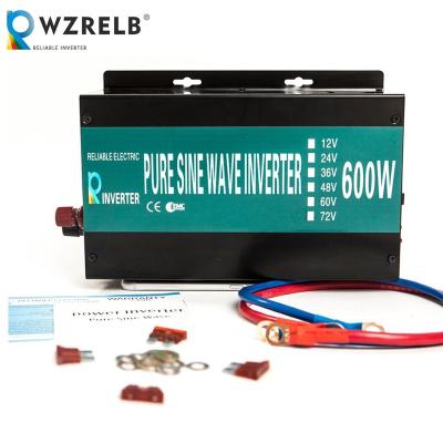 China 600w 36dc AC 220v Off Grid Power Single Phase Pure Sine Wave Inverter With LED Display 240*175*95mm for sale