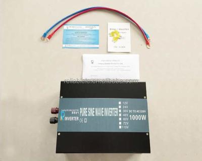 China CE EMC Approved 12V To 220V 1000W Sine Wave Power Inverter 255*205*90mm for sale